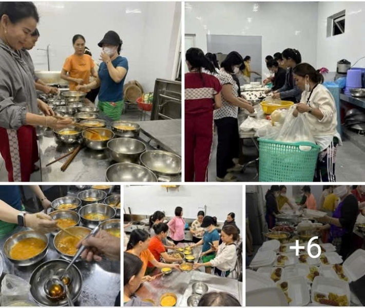 Hội Phụ nữ phường Thuận Hóa nấu cơm cứu trợ người dân vùng ngập lụt Hội Phụ nữ phường Thuận Hóa nấu cơm cứu trợ người dân vùng ngập lụt