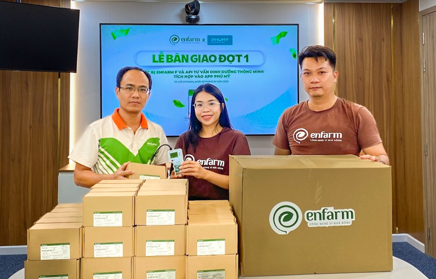 Phú Mỹ hợp tác cùng Enfarm - Bước tiến trong chuyển đổi số nông nghiệp Việt Nam