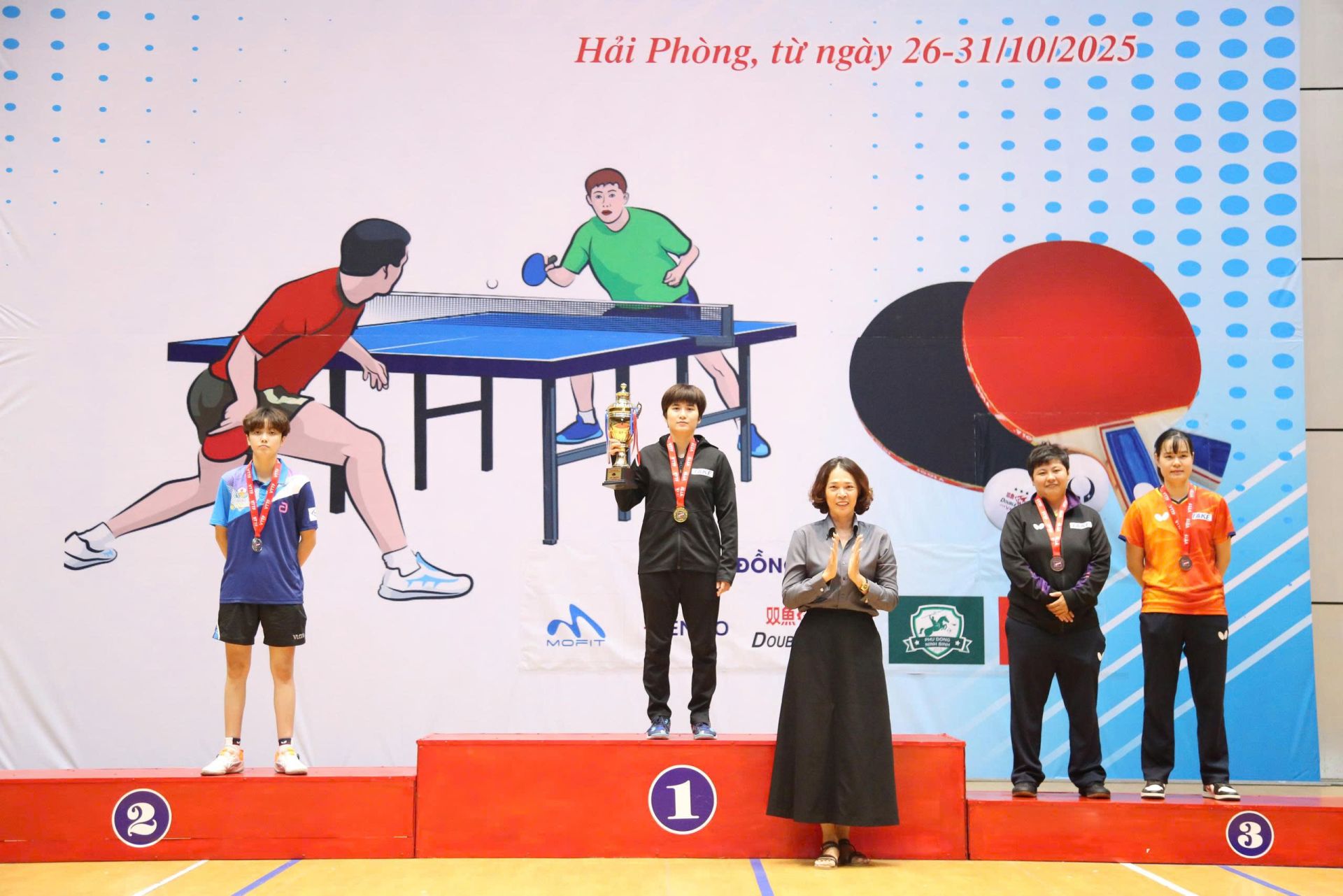 Bế mạc Giải bóng bàn các cây vợt xuất sắc quốc gia 2025 tại Hải Phòng