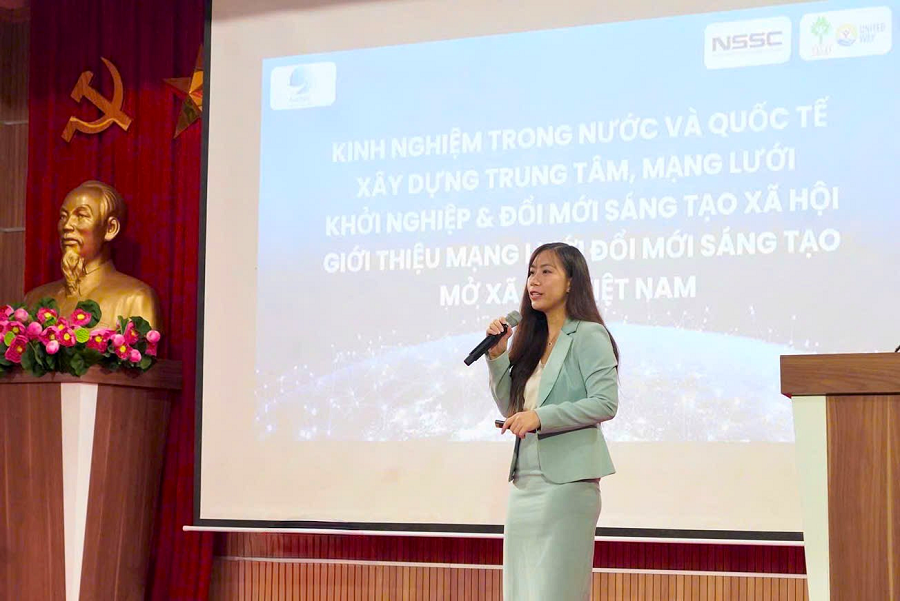 Bà Nguyễn Phương Linh - Viện trưởng Viện Nghiên cứu Quản lý Phát triển bền vững (MSD United Way Vietnam) Bà Nguyễn Phương Linh - Viện trưởng Viện Nghiên cứu Quản lý Phát triển bền vững (MSD United Way Vietnam)