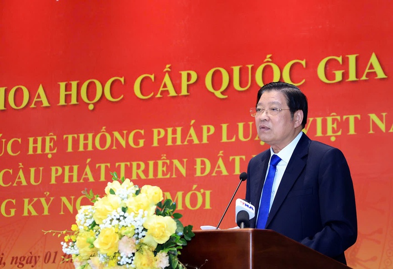 Xây dựng cấu trúc hệ thống pháp luật phải cân đối, hài hòa, hợp lý giữa các lĩnh vực