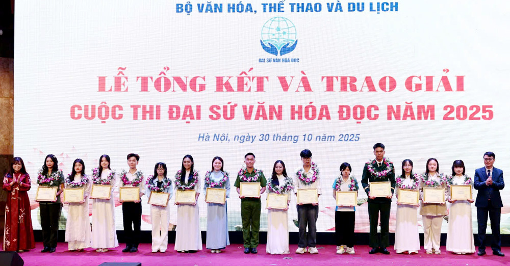 Bắc Ninh giành 10 giải thưởng tại cuộc thi Đại sứ Văn hóa đọc toàn quốc