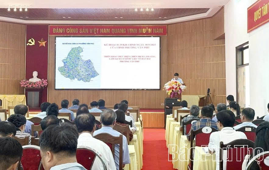 Phú Thọ: Quyết tâm thực hiện làm sạch dữ liệu đất đai, hướng tới nền quản lý minh bạch và hiệu quả