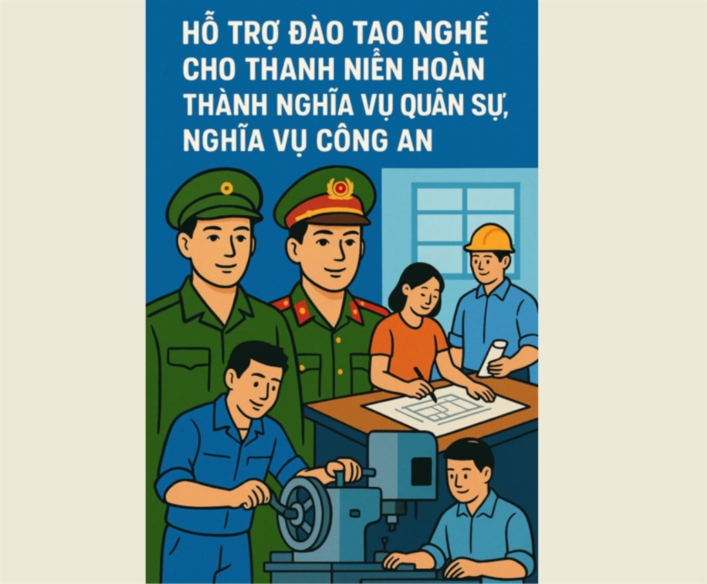 Cà Mau hỗ trợ đào tạo nghề cho thanh niên hoàn thành nghĩa vụ quân sự và công an