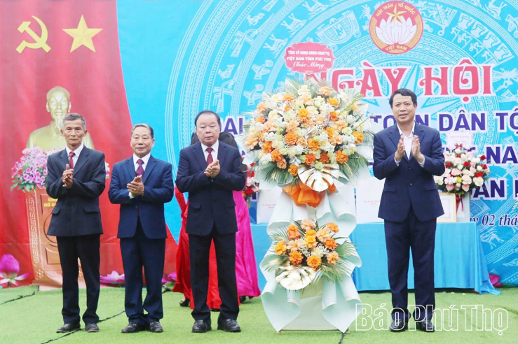 Phú Thọ: Sôi nổi Ngày hội Đại đoàn kết toàn dân tộc tại xã Đoan Hùng