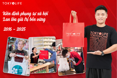 11.11 không chỉ là sinh nhật TokyoLife, mà còn là dấu mốc cho hành trình gần một thập kỷ kiên định với kim chỉ nam phụng sự xã hội và phát triển bền vững.