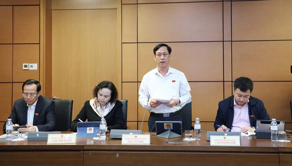 Đoàn Đại biểu Quốc hội Thanh Hoá tham gia góp ý vào 3 dự án Luật tại Kỳ họp thứ 10, Quốc hội khóa XV