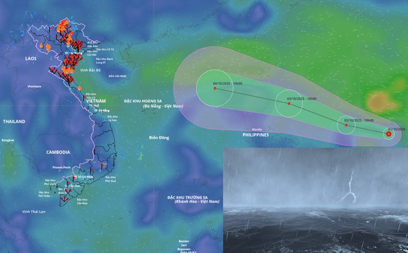 Biển Đông sắp đón 2-3 cơn bão trong tháng 11, không khí lạnh tăng mạnh gây mưa lớn diện rộng