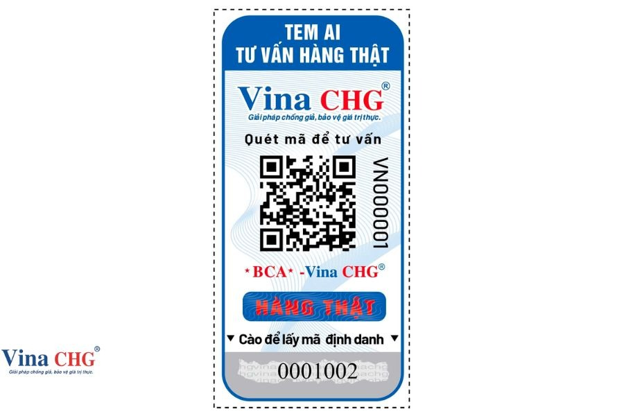 Tem chống giả của Vina CHG Tem chống giả của Vina CHG
