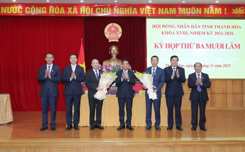 Thanh Hóa bầu bổ sung 2 Phó Chủ tịch Uỷ ban Nhân dân tỉnh