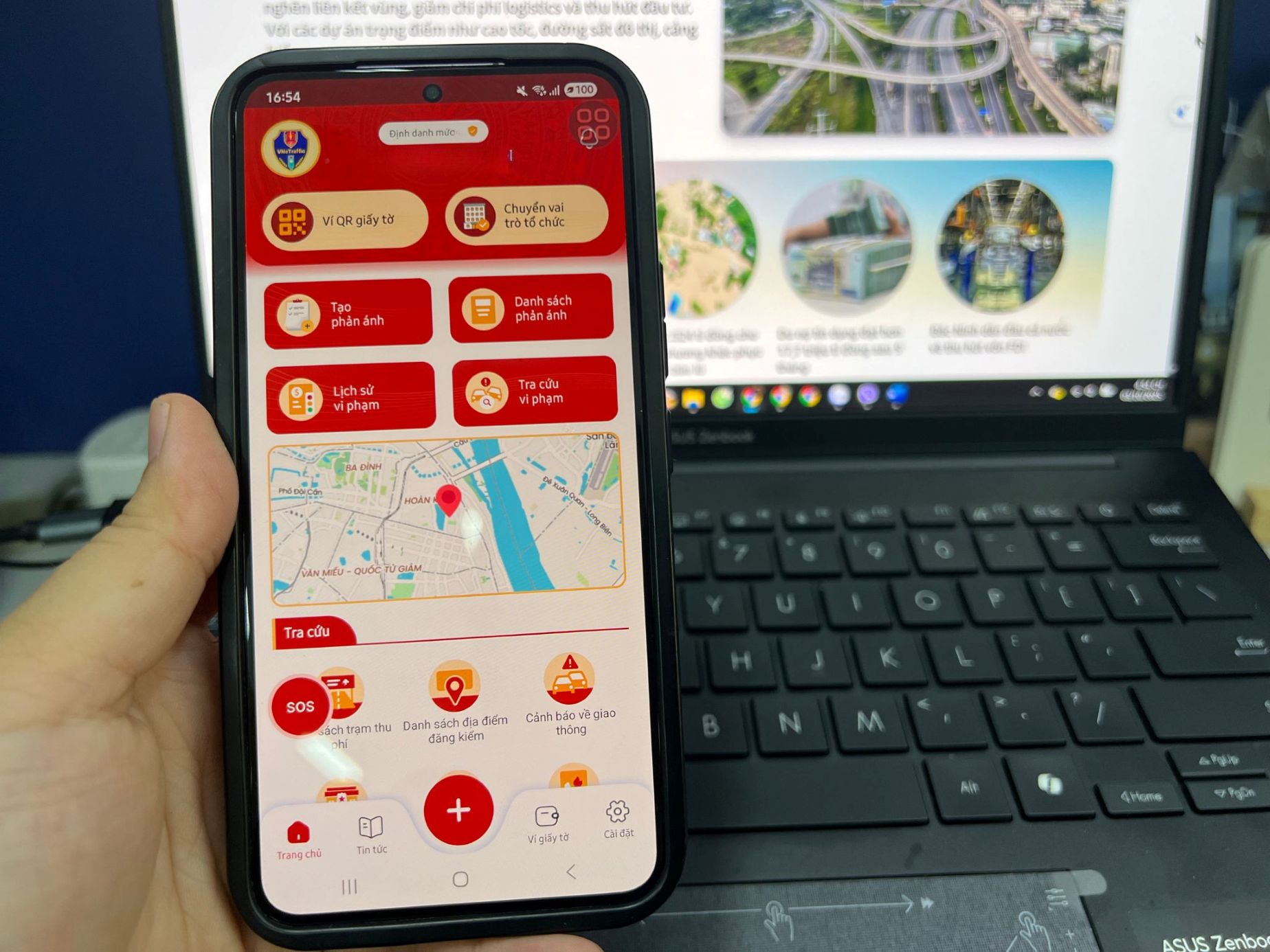 Tự động gia hạn giấy phép lái xe qua ứng dụng VNeTraffic