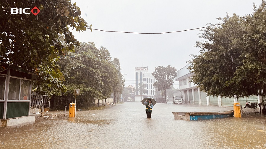 BIC tiếp cận hiện hiện trường tổn thất khi nước lũ còn chưa rút hoàn toàn BIC tiếp cận hiện hiện trường tổn thất khi nước lũ còn chưa rút hoàn toàn
