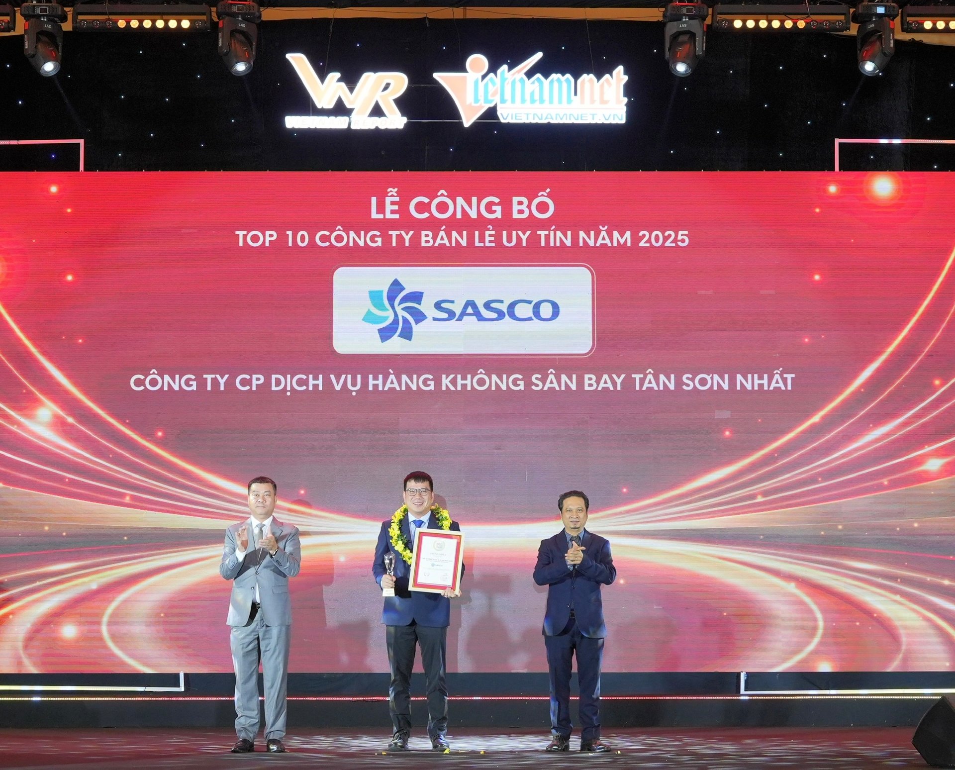 SASCO - Top 10 Công ty uy tín ngành Bán lẻ Việt Nam 2025