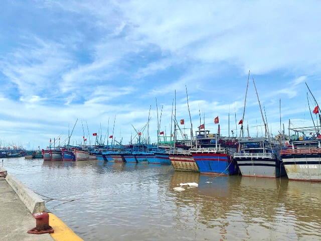 Cán bộ, chiến sĩ các Đồn Biên phòng ven biển tuyên truyền, vận động bà con ngư dân neo đậu tàu thuyền an toàn. Cán bộ, chiến sĩ các Đồn Biên phòng ven biển tuyên truyền, vận động bà con ngư dân neo đậu tàu thuyền an toàn.