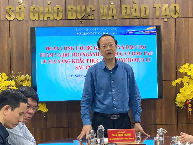 Thứ trưởng Phạm Ngọc Thưởng phát biểu.