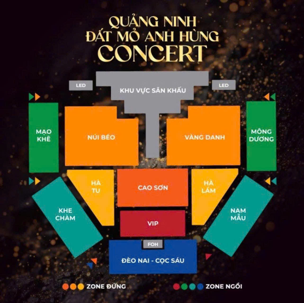 Điều chỉnh lượng vé mời phát hành trực tuyến Concert "Quảng Ninh - Đất mỏ anh hùng"