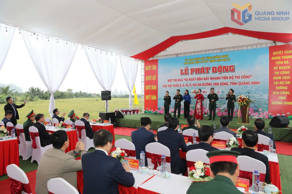 Quảng Ninh phát động thi đua 60 ngày đêm cao điểm đẩy nhanh tiến độ dự án Đường ven sông