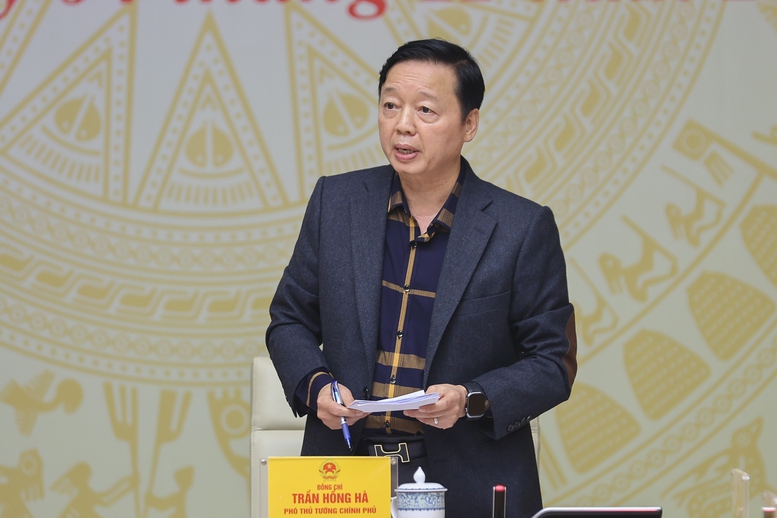 Phó Thủ tướng Trần Hồng Hà cho rằng, sau chỉ đạo của Thủ tướng, công việc đã "rõ việc, rõ trách nhiệm, rõ tiến độ" - Ảnh: VGP/Nhật Bắc