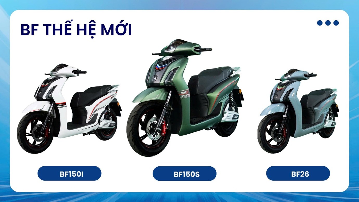 Dòng xe điện BF thế hệ mới chính thức ra mắt