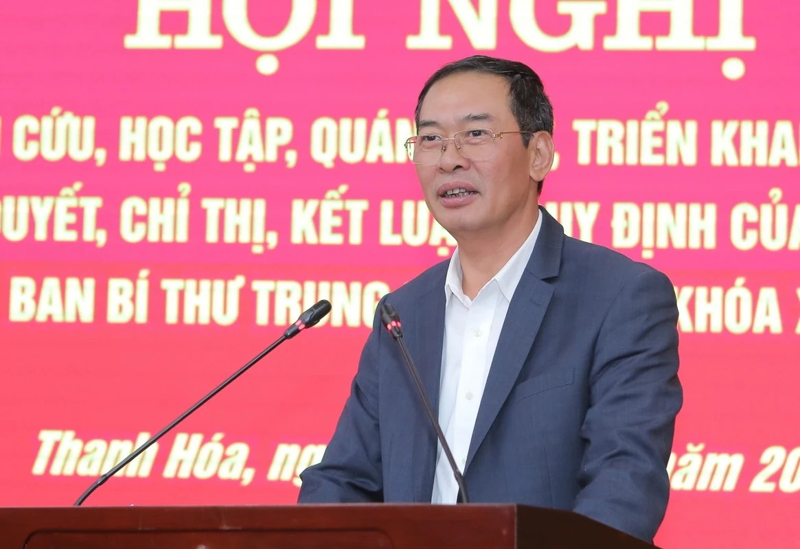 Phó Bí thư Tỉnh ủy Trịnh Tuấn Sinh phát biểu bế mạc hội nghị.