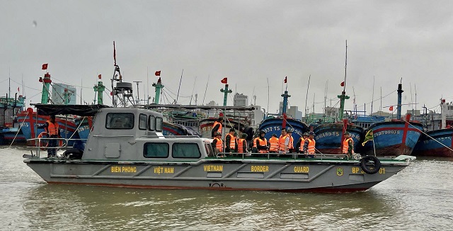 Lực lượng Bộ đội bi&ecirc;n ph&ograve;ng sẵn s&agrave;ng ứng ph&oacute; với b&atilde;o số 13. Ảnh: BTC