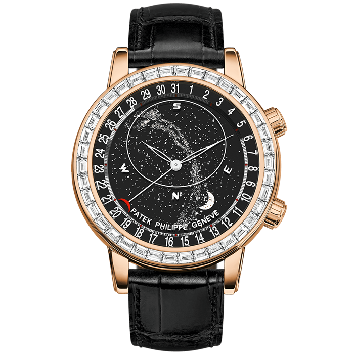 Siêu phẩm Patek Philippe 6104R-001: Đồng hồ 15 tỷ, nạm 60 viên kim cương