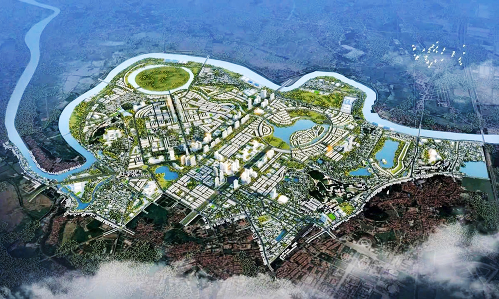 Phối cảnh khu vực lập quy hoạch dự án Khu đô thị mới phía Tây Bắc (khu 1). Phối cảnh khu vực lập quy hoạch dự án Khu đô thị mới phía Tây Bắc (khu 1).