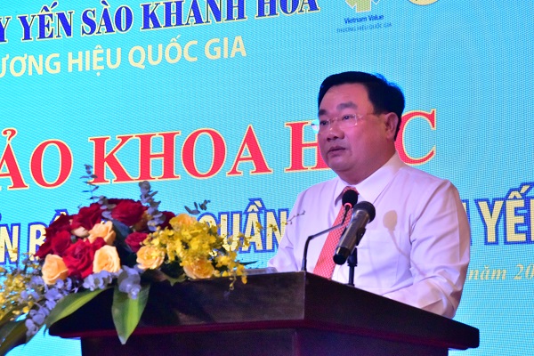 Ông Trịnh Minh Hoàng- Tỉnh ủy viên, Phó Chủ tịch UBND tỉnh phát biểu khai mạc