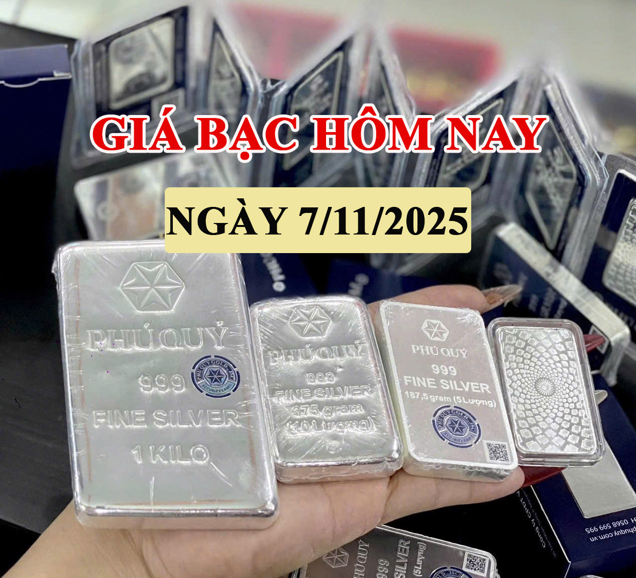 Giá bạc hôm nay 7/11: Bạc đồng loạt tăng, nhà đầu tư tìm kênh trú ẩn