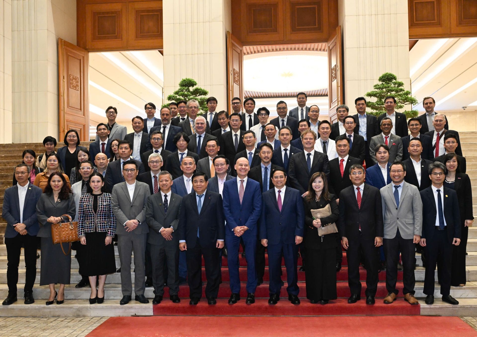 Thủ tướng cho biết, Việt Nam cam kết đảm bảo ổn định, kiến tạo cho phát triển, tạo điều kiện tốt nhất để các doanh nghiệp đầu tư hiệu quả tại Việt Nam - Ảnh: VGP/Nhật Bắc