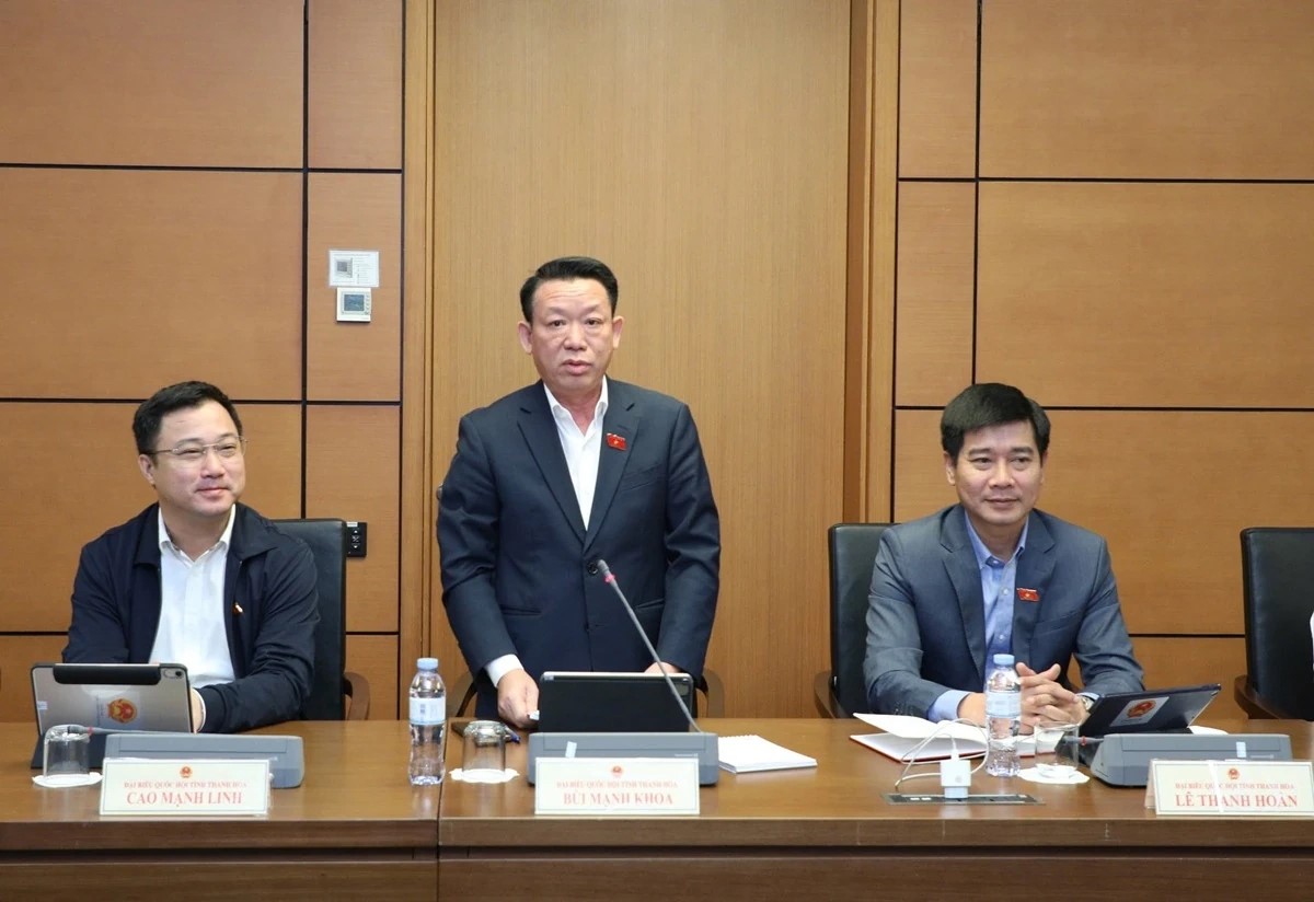 Đoàn đại biểu Quốc hội Thanh Hóa tham gia góp ý vào các dự án luật liên quan đến quy hoạch