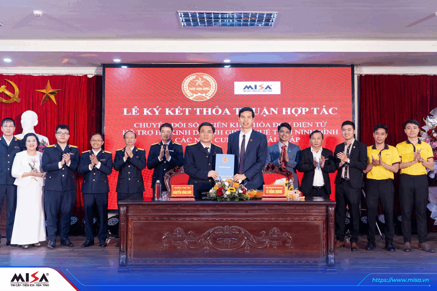 Thuế tỉnh Ninh Bình và MISA hợp tác hỗ trợ hộ kinh doanh chuyển từ thuế khoán sang kê khai thuế