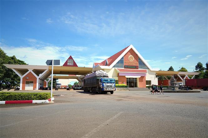 Cửa khẩu Xa Mát (Ảnh: Minh Phú)