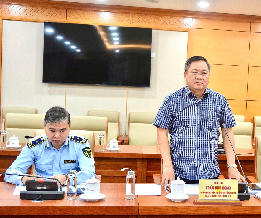 Ông Trần Đức Đông, Phó Chánh Văn phòng Thường trực Ban Chỉ đạo 389 quốc gia phát biểu tại buổi làm việc với Ban Chỉ đạo 389 tỉnh Cao Bằng. Ảnh: Minh Tuân Ông Trần Đức Đông, Phó Chánh Văn phòng Thường trực Ban Chỉ đạo 389 quốc gia phát biểu tại buổi làm việc với Ban Chỉ đạo 389 tỉnh Cao Bằng. Ảnh: Minh Tuân