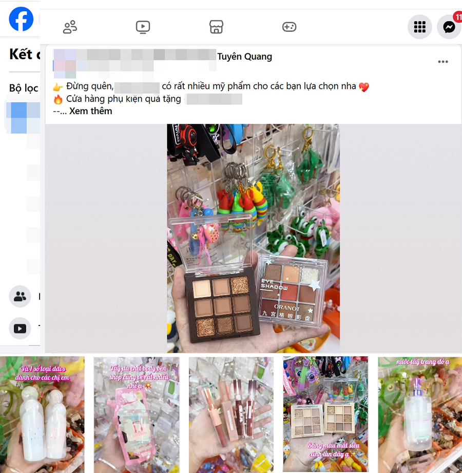 Tuyên Quang: Tiếp tục xử phạt cơ sở bán mỹ phẩm lậu trên mạng xã hội