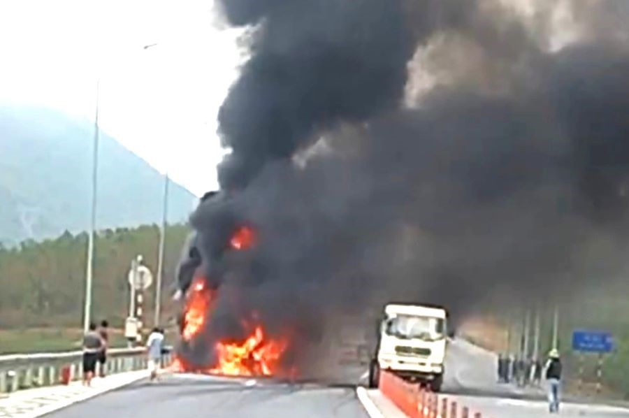 Hiện trường vụ hỏa hoạn.