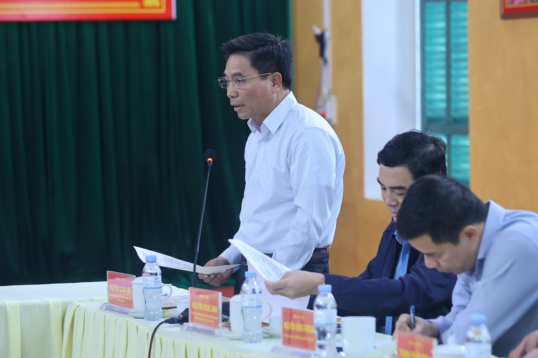 Bí thư Tỉnh uỷ Thanh Hóa Nguyễn Doãn Anh phát biểu tại cuộc làm việc - Ảnh: VGP/Nhật Bắc