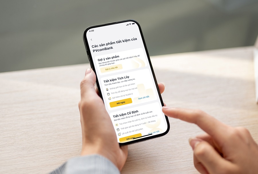 PVcomBank mở rộng nhiều tiện ích cho khách hàng gửi tiết kiệm online PVcomBank mở rộng nhiều tiện ích cho khách hàng gửi tiết kiệm online