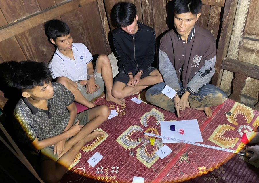 Quảng Trị: Bắt giữ 4 đối tượng tàng trữ, tổ chức sử dụng trái phép chất ma túy