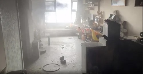 Hiện trường vụ cháy Hiện trường vụ cháy