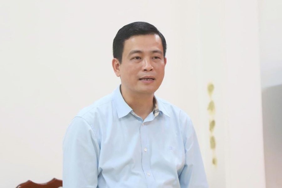 Đồng chí Nguyễn Thành Đồng, Chủ tịch Ủy ban MTTQ tỉnh Hà Tĩnh phát biểu tại buổi tiếp nhận.