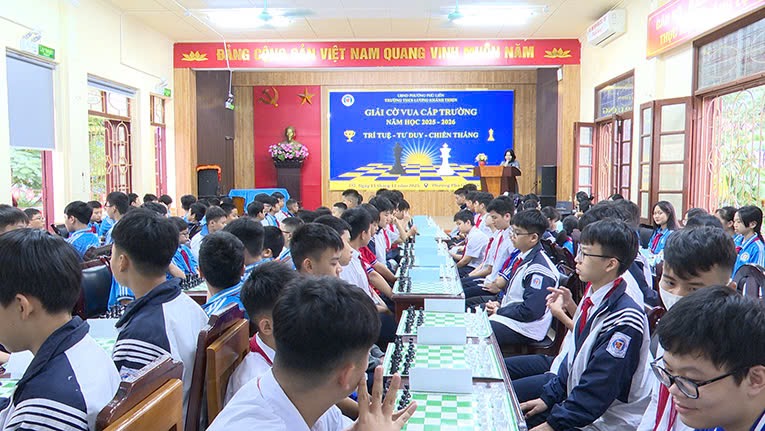 124 học sinh tham gia giải cờ vua trường THCS Lương Khánh Thiện năm học 2025 – 2026