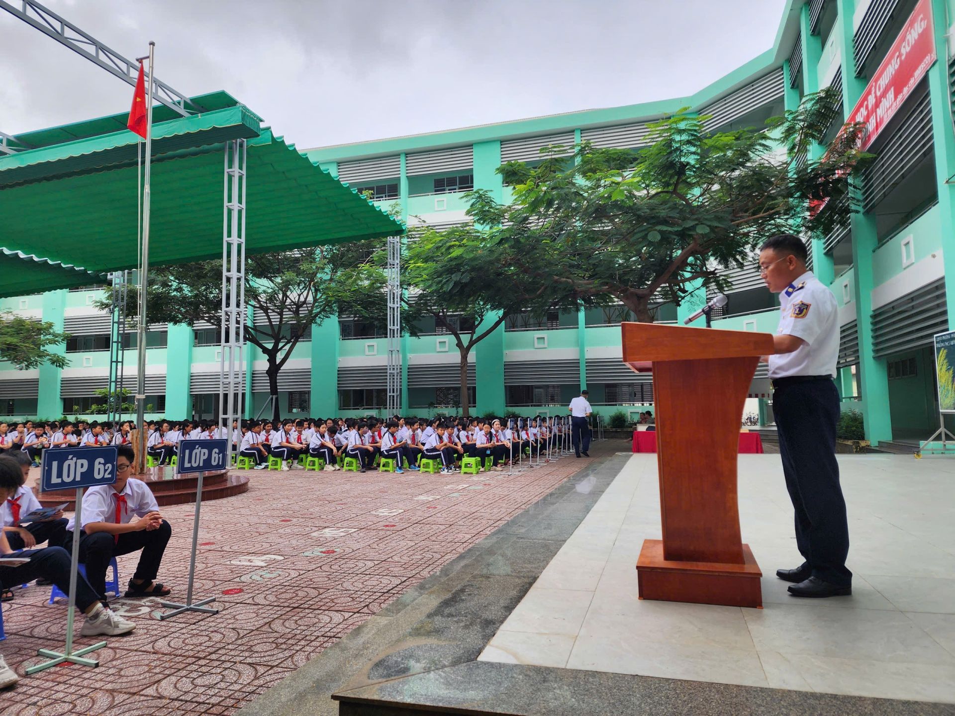 Quang cảnh buổi tuyên truyền