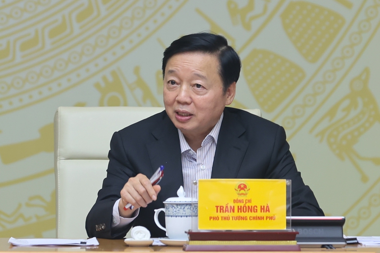 Phó Thủ tướng Trần Hồng Hà phát biểu tại cuộc họp - Ảnh: VGP/Nhật Bắc Phó Thủ tướng Trần Hồng Hà phát biểu tại cuộc họp - Ảnh: VGP/Nhật Bắc