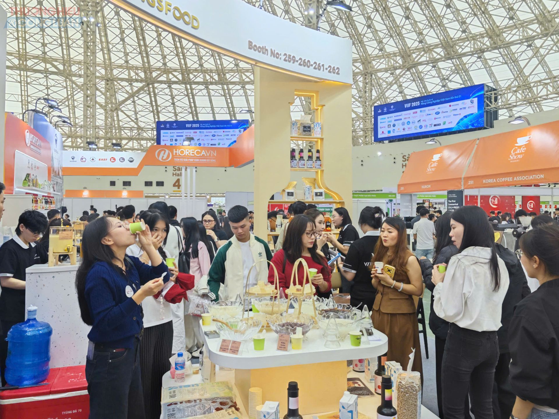 Sôi động không gian Triển lãm Quốc tế Cafe Show & Tea Show Hanoi 2025