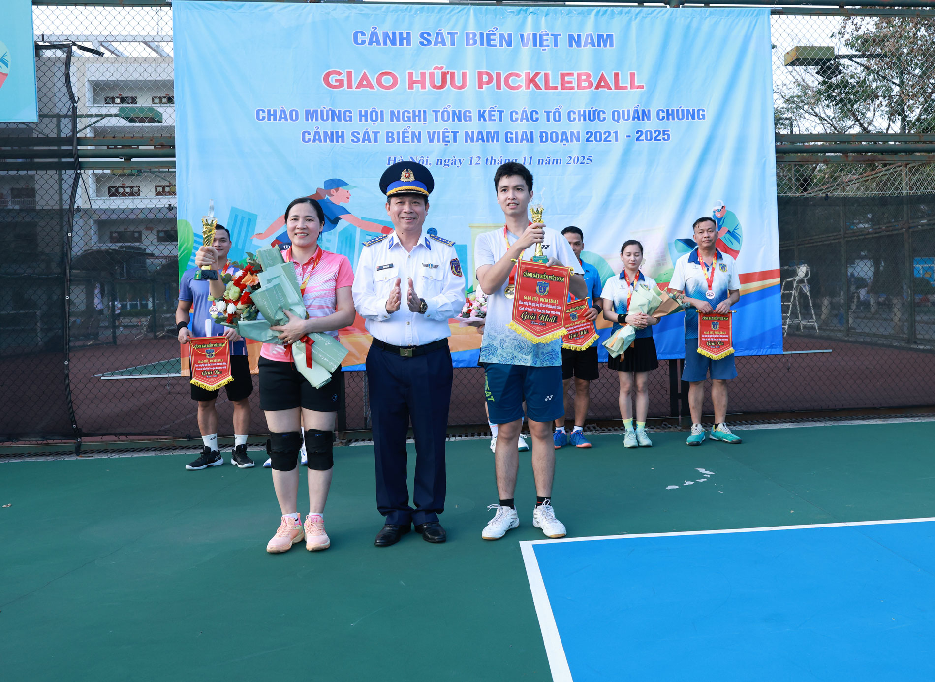 Cặp đôi của Bộ Tư lệnh Vùng Cảnh sát biển 1 xuất sắc giành giải Nhất