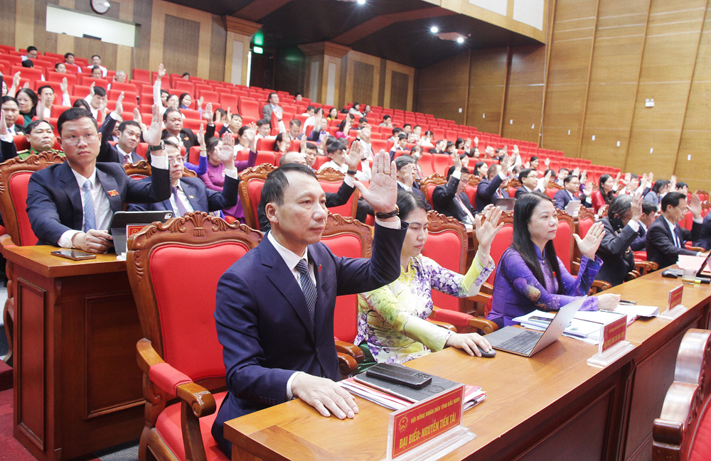 Kỳ họp thứ Sáu (chuyên đề) HĐND tỉnh Bắc Ninh: Thông qua 23 nghị quyết quan trọng