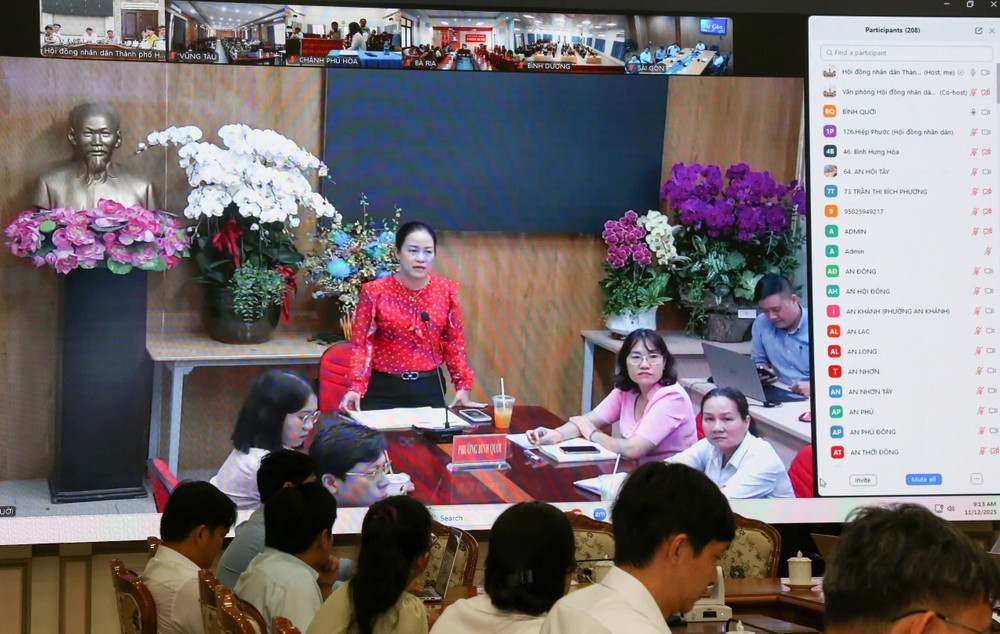 Hội nghị trực tuyến đến xã, phường, đặc khu