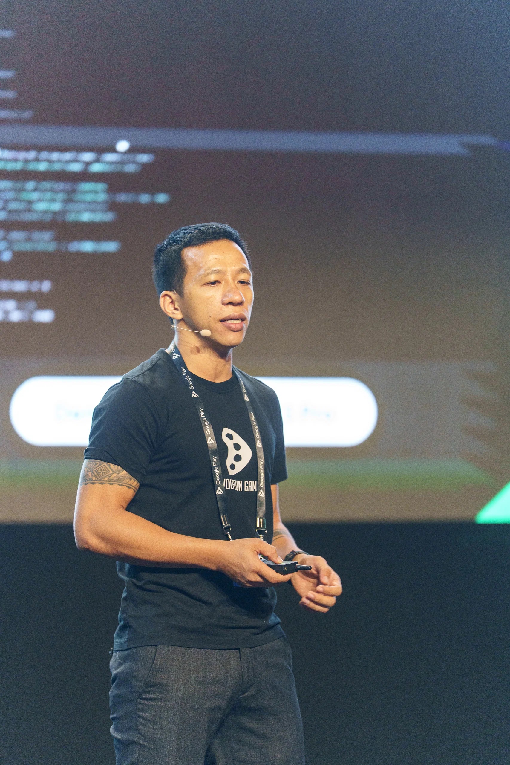 Ông Nguyễn Đình Khánh, Giám đốc điều hành Wolffun, chia sẻ về việc ứng dụng AI trong làm game.