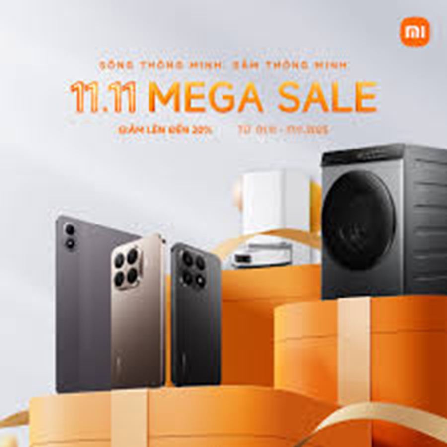 Xiaomi kéo dài Mega Sale đến 17/11: Cơ hội mua sắm loạt sản phẩm công nghệ với ưu đãi tới 20%